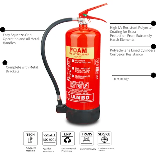 6l Foam Fire Extinguisher Ce En3 Lpcb Approved With Afff 3 Foam Refill China Manufacturer Fire 