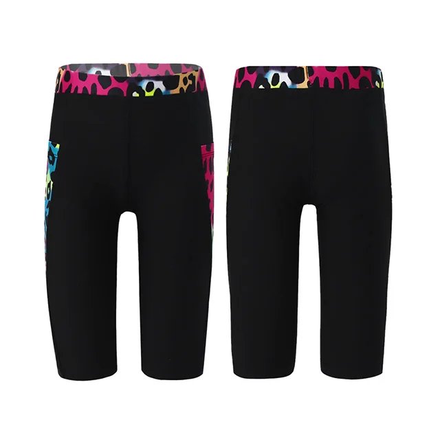 

Fashion Short Leggings Kids Girls Gym Yoga Athletic Dance Sports Swim Shorts With Pocket
