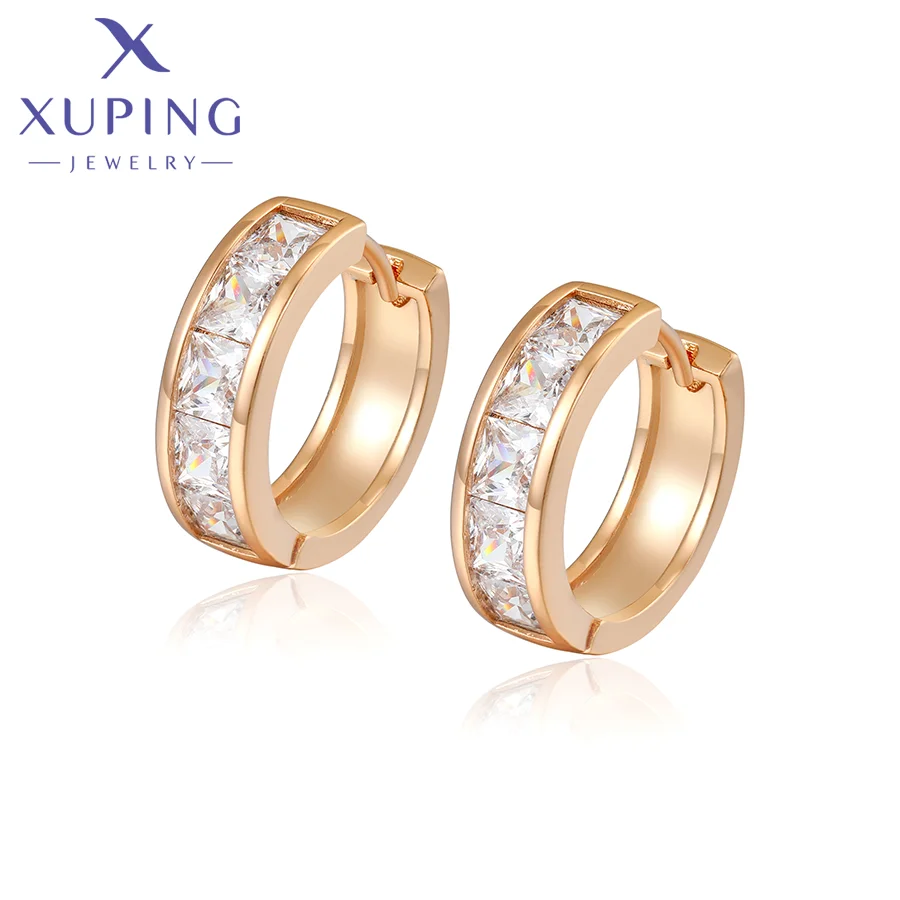 

China XUPING Jewelry Manufacturer Earrings Wholesale Bulk Gold Plated Copper Jewelry Ladies Fashion Jewelry Earrings