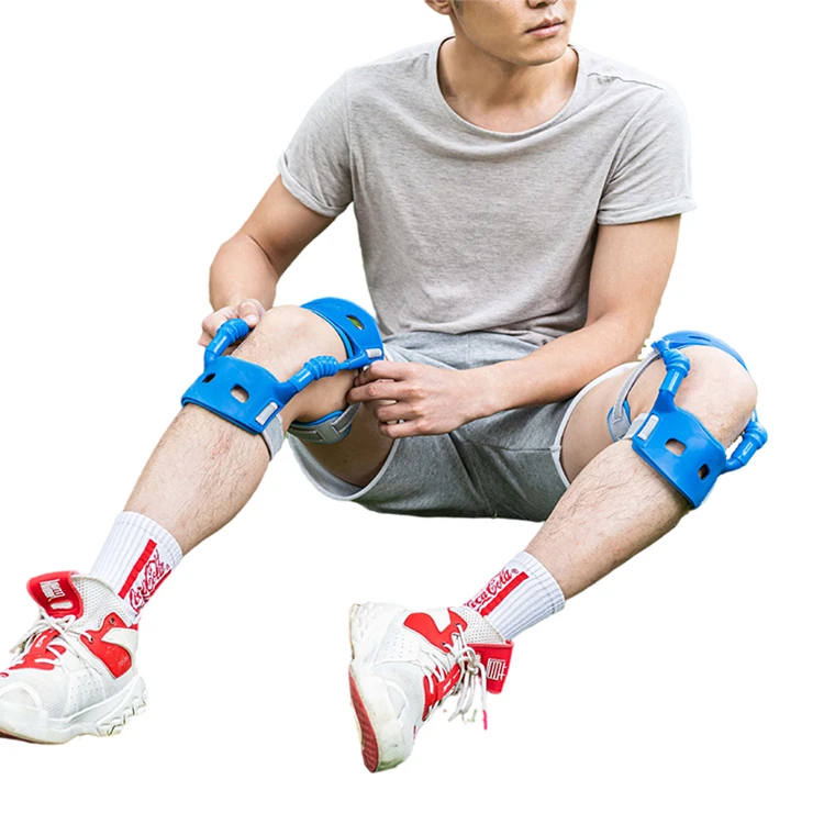 

New high rebound knee supporter professional sports protection knee leg braces, Skin color/blue/gray/pink