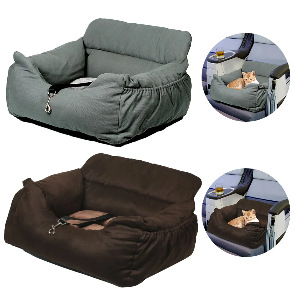 

Dog Car Seat Puppy Booster Car Safety Seat Cushion Bed for Small Medium Dogs