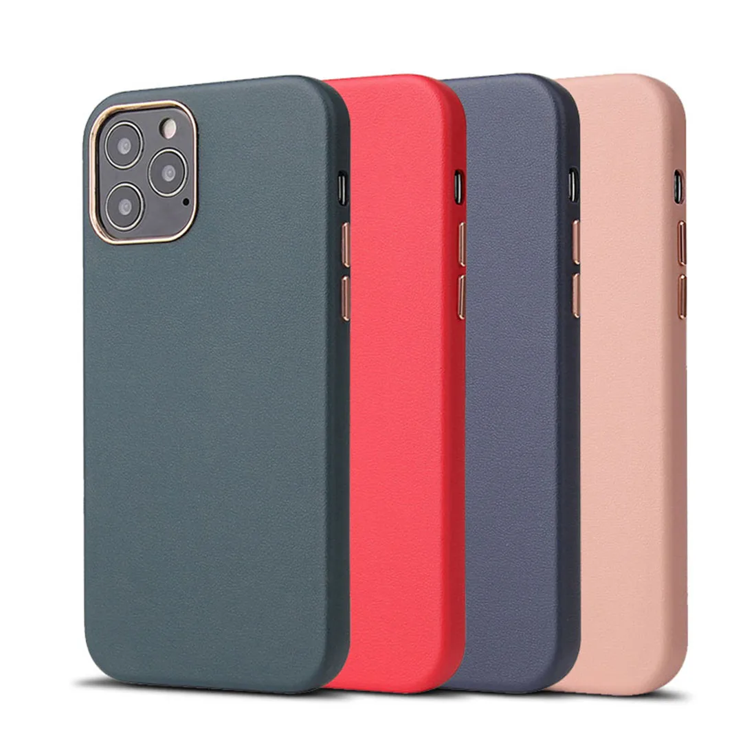 

Customized logo Pu Leather Case Luxury Protector Cover Inner Soft Microfiber Cloth Lining Phone Case For Iphone 12 Leather Case