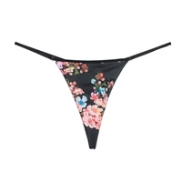 

Lodanve G008 High Quality Custom Logo Ladies Underwear Panties Thong with Strips Flower Leopard Snake-grain Tiger Pattern