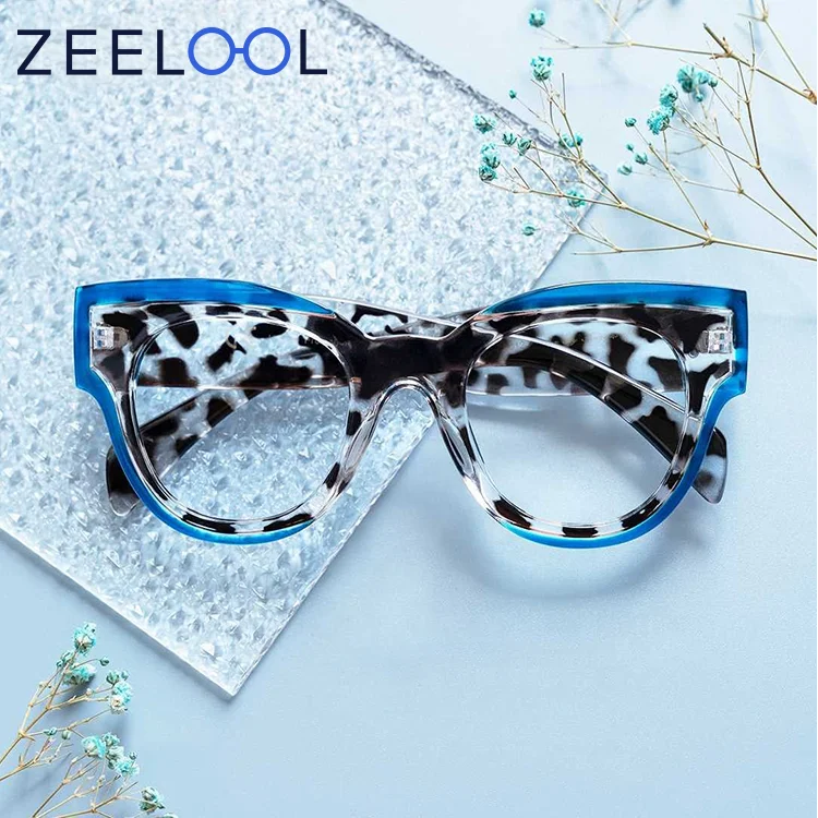 

Zeelool Wholesale New Stylish Plastic Eyeglasses Frames Cateye Full Rim Eyewear for Couples Men Women, Multi colors