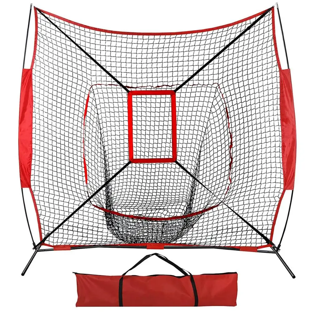 Portable Professional Batting Training Practice Hitting Pitching ...