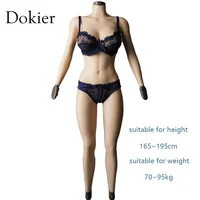 

Dokier Silicone Female Cyberskin Body Suit One-Piece Tight Zentai CD TD Transgender Pussy Breast Form Crossdresser