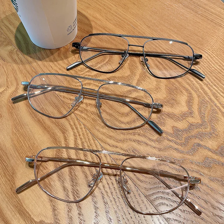 

2021 High Quality Metal Blue Light Blocking Eyewear Anti Blue Ray Computer Glasses Eyeglasses Frames