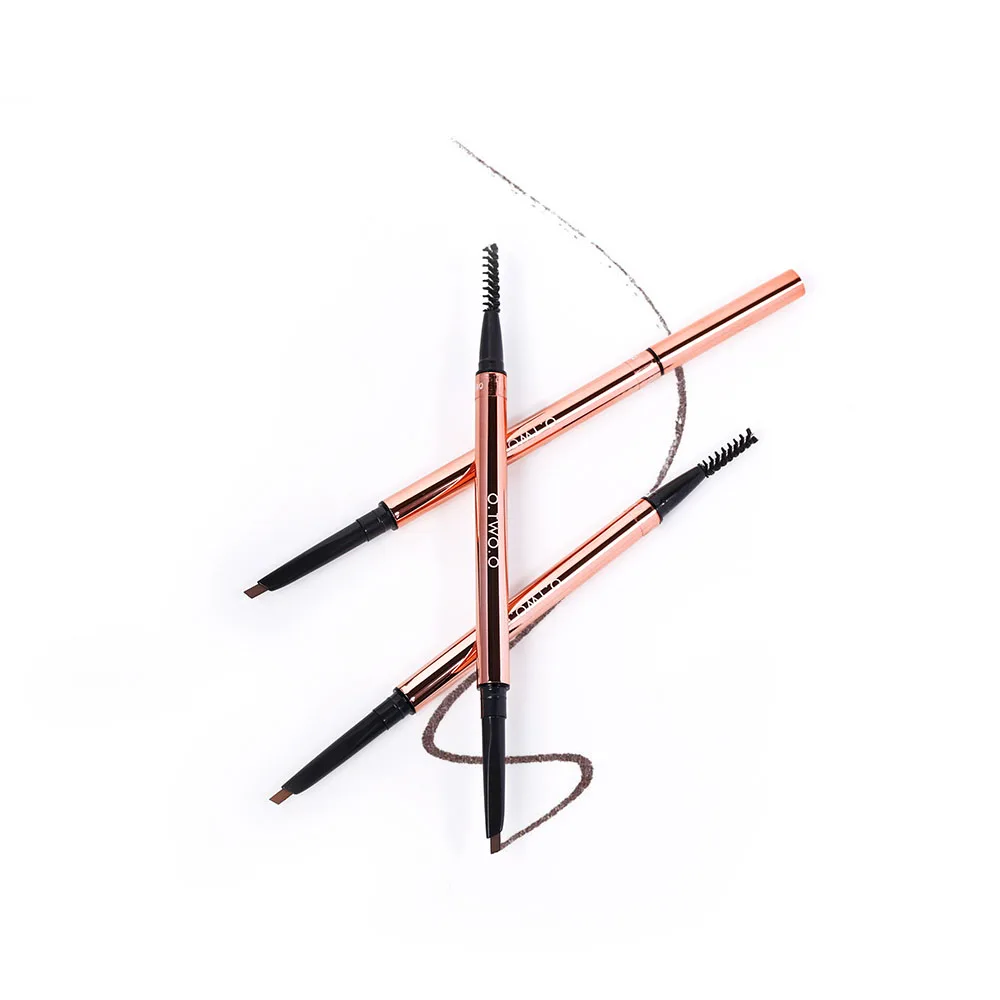 

O.TWO.O 6 Colors Ultra Fine Triangle Eyebrow Pencil With Brush Precise Brow Definer Long Lasting Waterproof Eye Brow Makeup