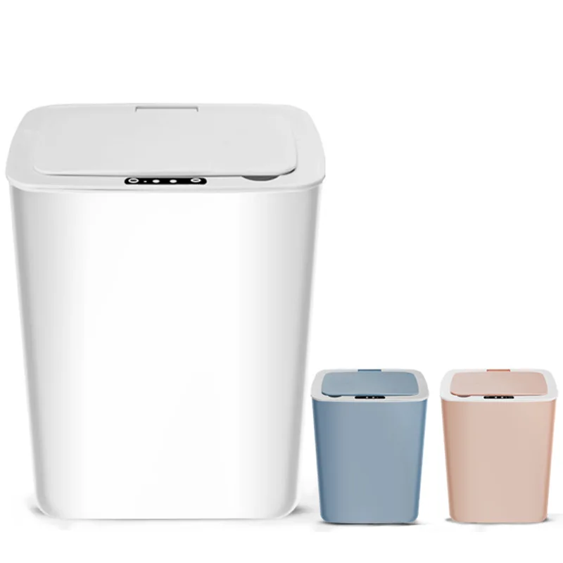 

14L Automatic Induction Dustbin Intelligent Motion Sensor Trash Bin Can Rubbish Container Organizer for Home Living Room Bucket, Customized