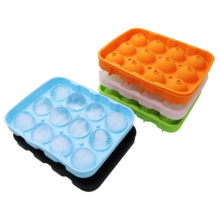 

Reusable Easy Release Silicone Ice Ball Shape Mold for Whiskey