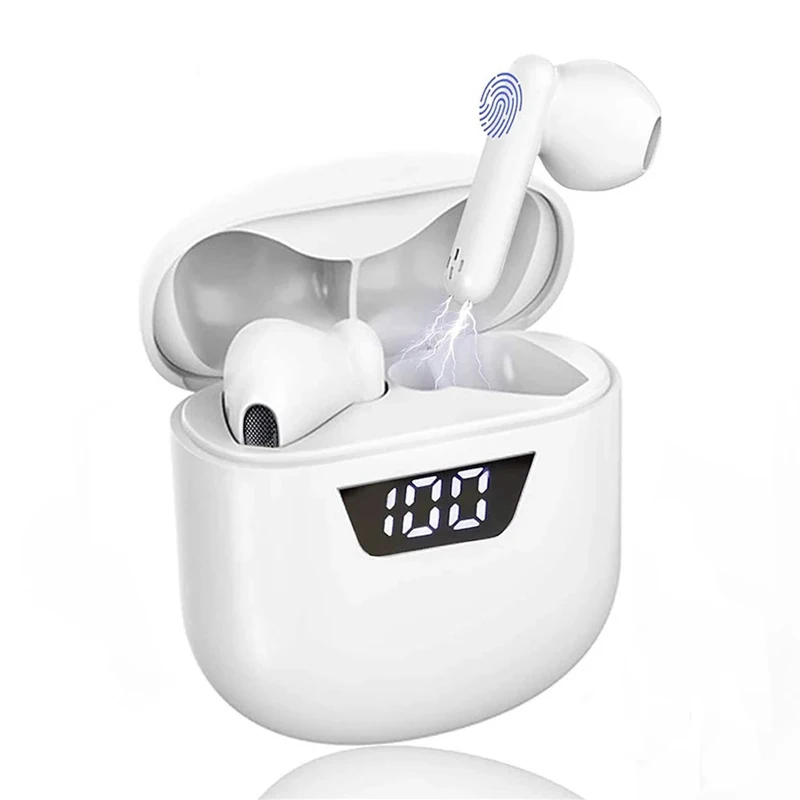 

B55 Mini TWS Wireless Earbuds Touch Control HD Stereo Headphones Digital Display Mini In-ear Headset Hifi Earphones, Multi colors