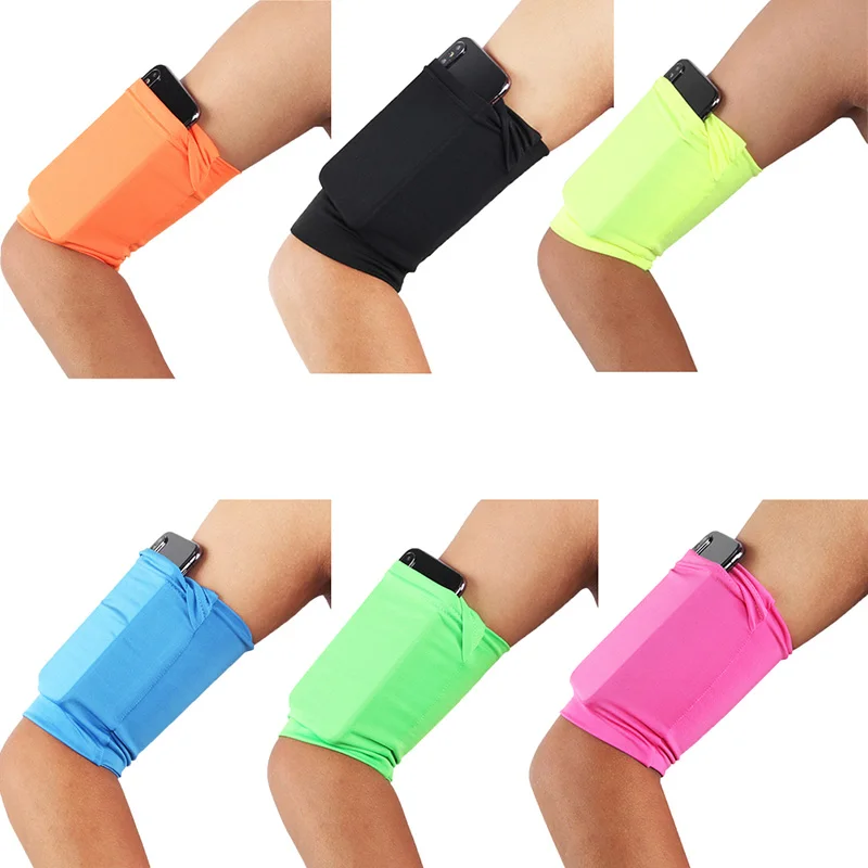 

Soft Sport Armband Bag Fashion Designer Running Jogging Gym Arm Band Tote Mobile Phone Bag Fabric Case Cover for iPhone Samsung, Black/blue/green/grey/light pink/orange