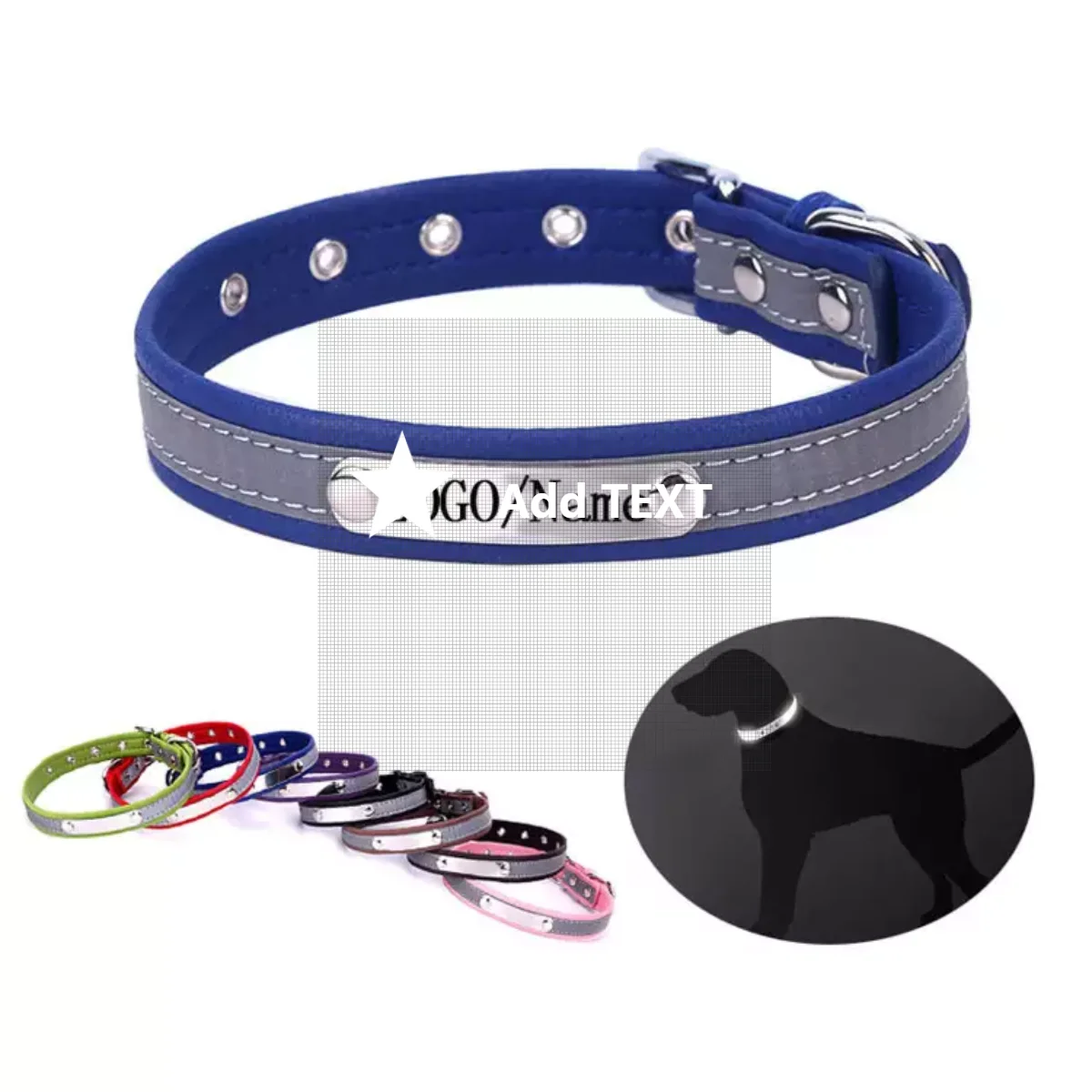 reflective pet collars