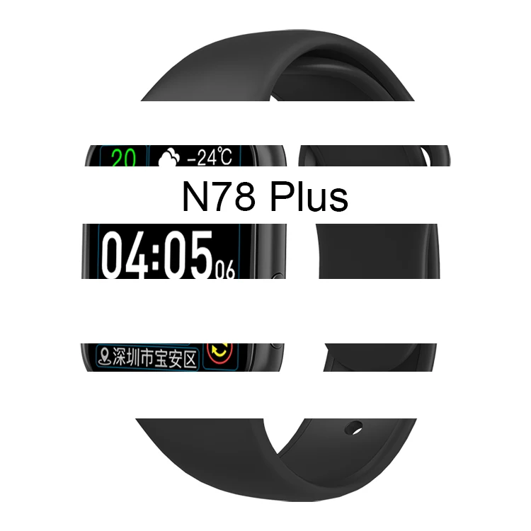 

Wholesale New Products N78 Plus Smartwatch N78 Series 7 Sleep Monitoring Smart Watch With Wireless Charging