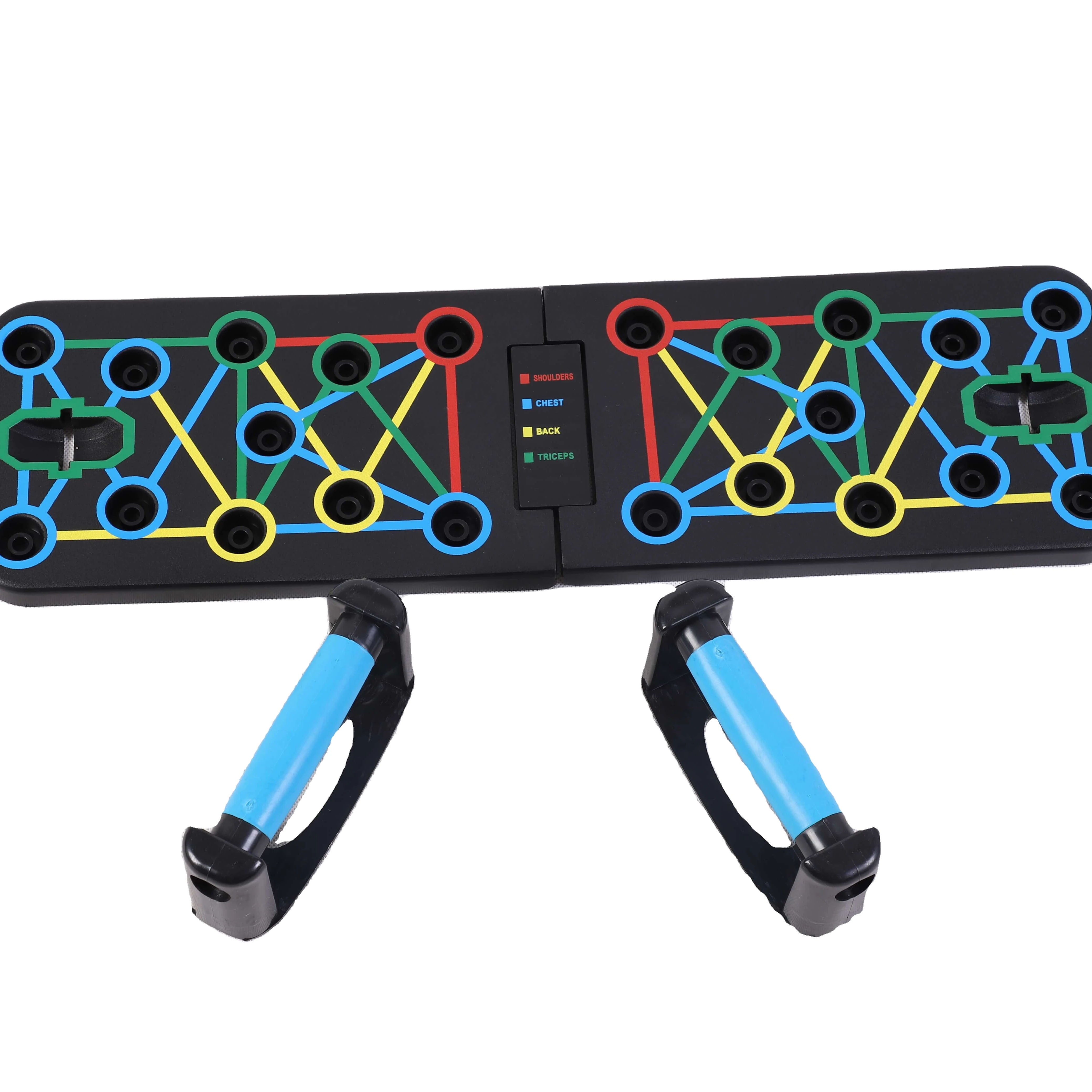 

Push Up Board Indoor Portable Exercise Fitness Body Training Push-ups Plate, Black