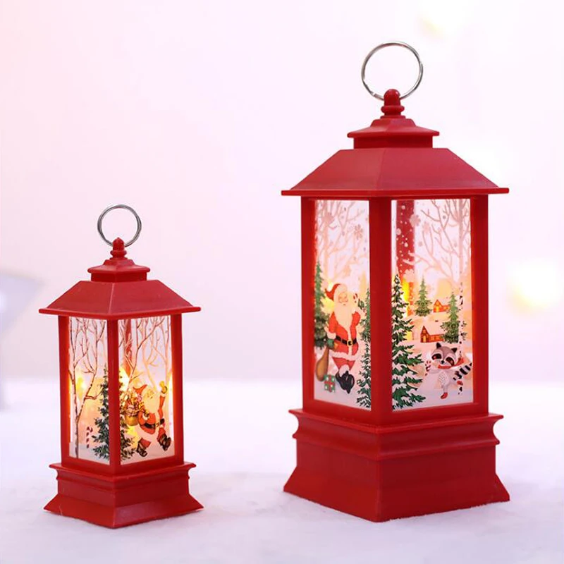 
2020 New Arrival Lantern Christmas Glitter Lamp Party Supplies Festival Xmas Gift Outdoor Decoration Tree Ornaments 