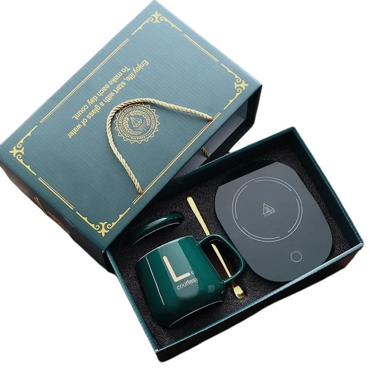 Doyoung Factory Hot Sale 55 Degrees Smart Constant Temperature Control Heating Coffee Tea Mug Warmer Cup Gift Set With Gift Box, Green,white,pink,red,orange
Doyoung Factory Hot Sale 55 Degrees Smart Constant Temperature Control Heating Coffee Tea Mug Warmer Cup Gift Set With Gift Box, Green,white,pink,red,orange