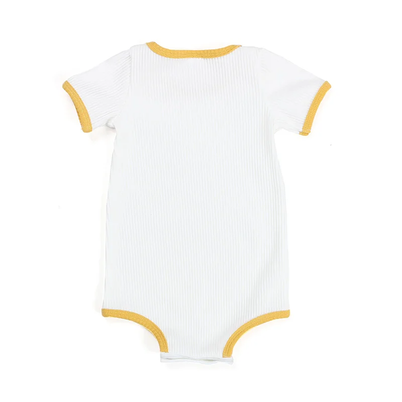 Infant Baby Wholesale Clothing Kids Girls Ribbed Cotton Rompers Baby Short Sleeve Ribbed Rompers Buy Baby Ribbed Rompers Infant Toddler Boutique Clothing Kids Rib Rompers Product On Alibaba Com