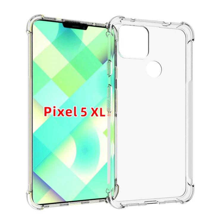 

For Google Pixel 5xl Mobile Cover Phone Bag For Google Pixel 5 Slim Protective Case, Transparent