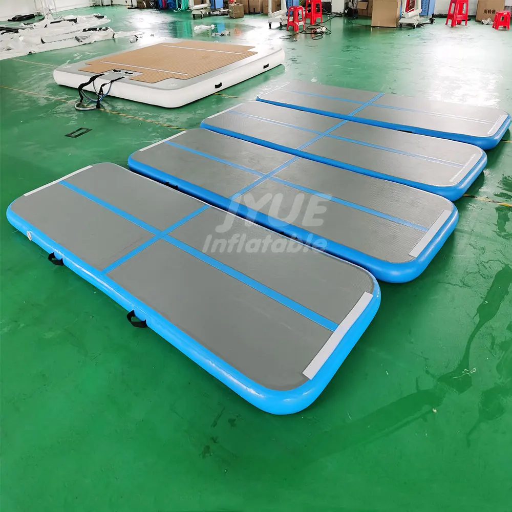 

Jiangyue Factory Supplies Wholesale Outdoor Used Cheap Air Tumble Mats Trampoline Inflatable Air Track Gymnastics For Gym