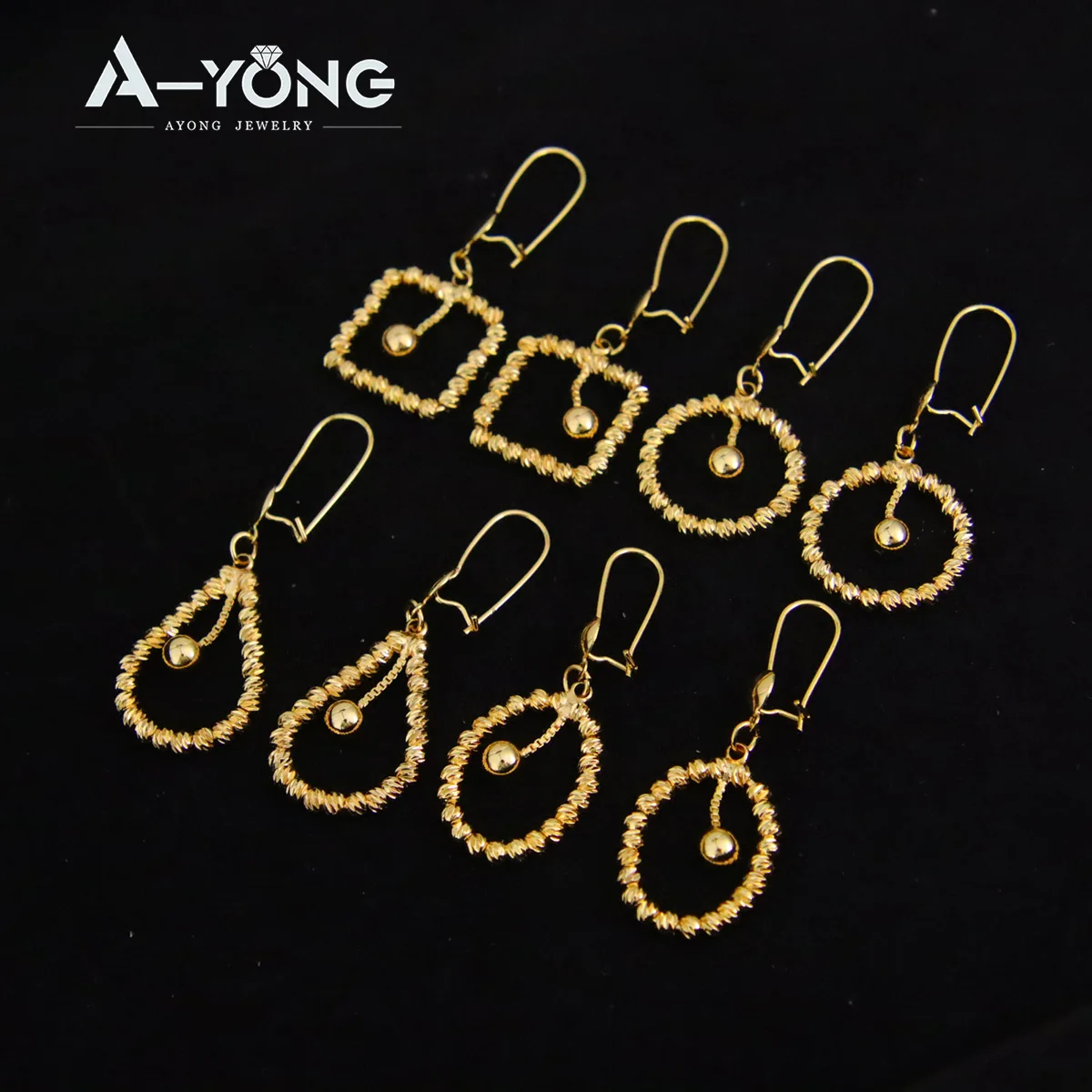 

Ayong Jewelry Dainty Gold Plated Jewelry Fashion Jewelry Twisted Big Hoop Earrings