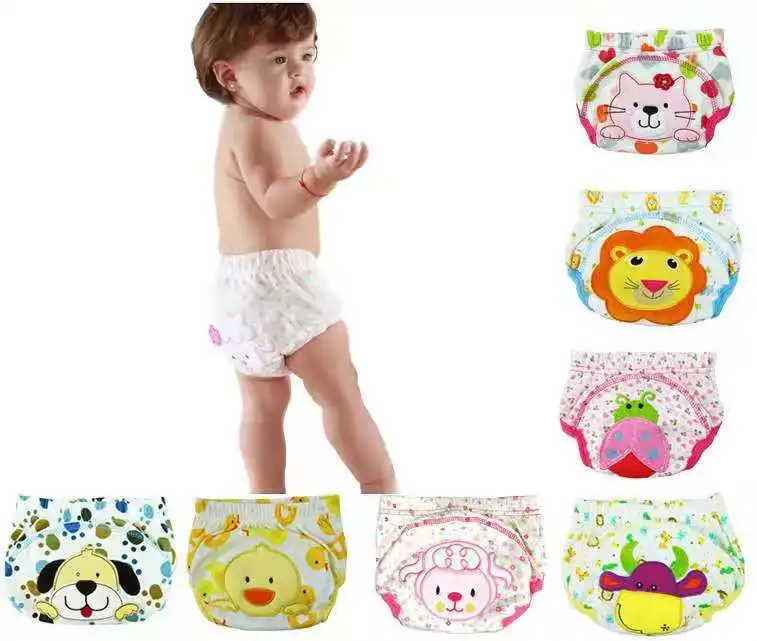 

OEM training pants toddlers baby training pants diapers cotton Baby Toilet Training Underwear Panties Washable potty pants