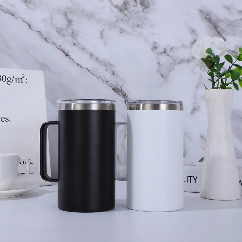 

High Quality Coffee Mug with Handle Vacuum Stainless Steel Travel Mug
