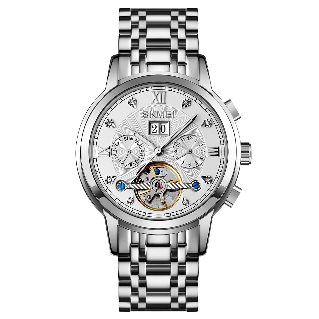 

High Quality Skmei Watch Men Automatic Luxury Brand Men's Oem Top Gold Mechanical Watch Man Wrist