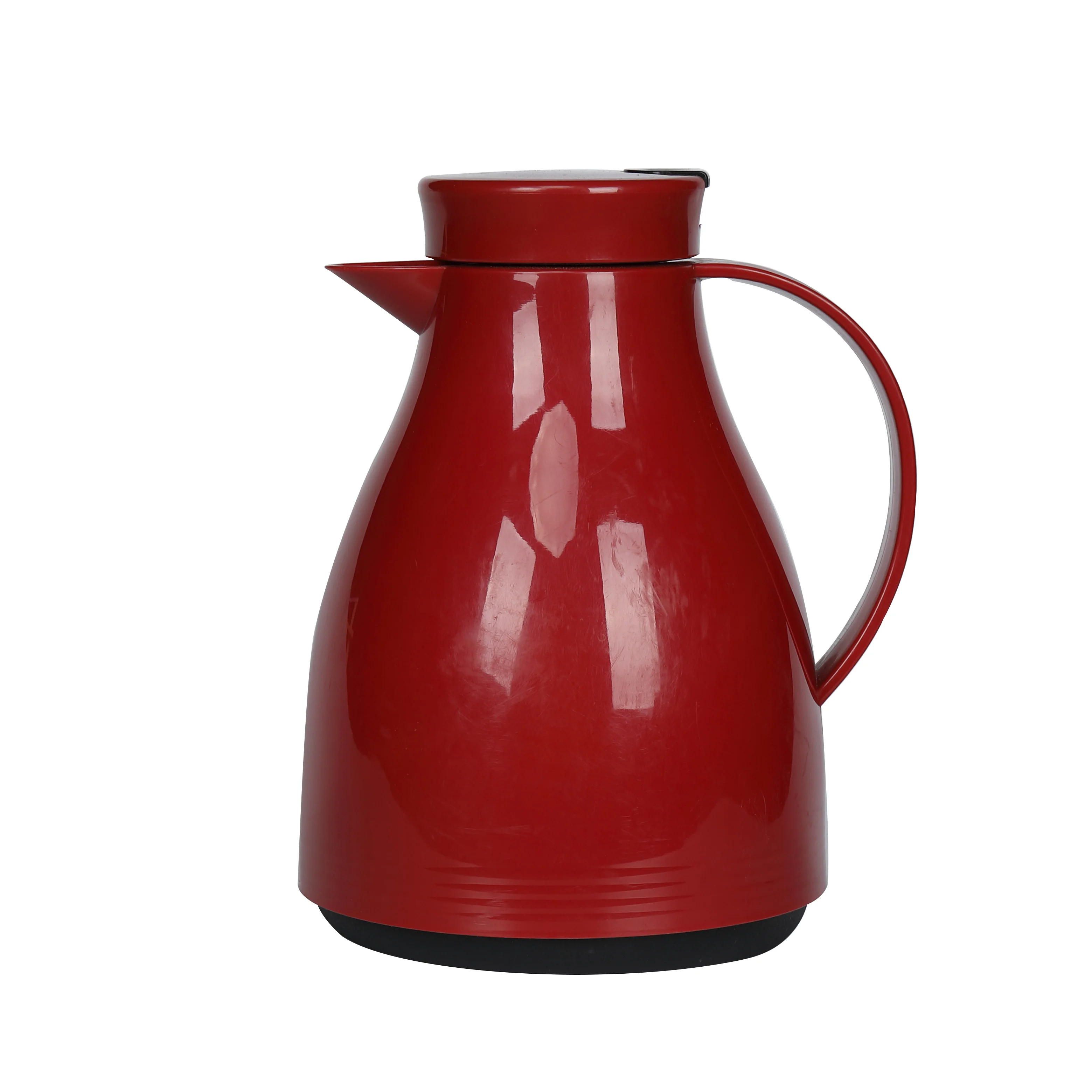 Niceone Large Plastic Hot Tea Vacuum Flasks With Glass Inside Thermos Coffee Pot