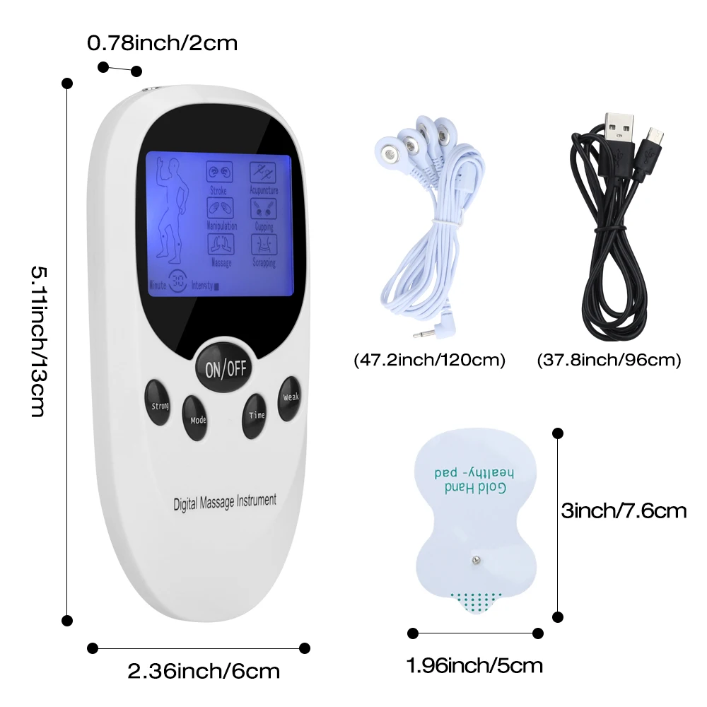 6 Modes Digital Acupuncture EMS Therapy Device Electric Pulse Muscle Stimulator Pain Relief Mini Unit TENS Body Massager .jpg