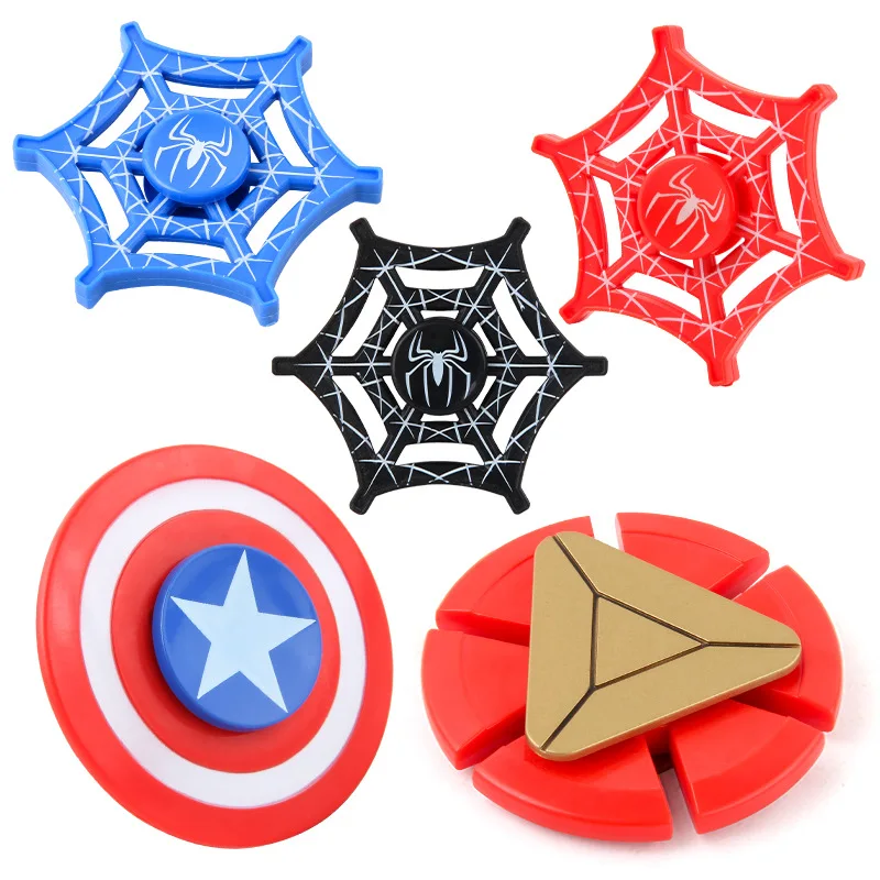 

Wholesale Gifts Relief Stress Toy Running Fidget Hand Spinner 3D super hero Spinner Fidget Spinner Relief Stress Toy for Kids