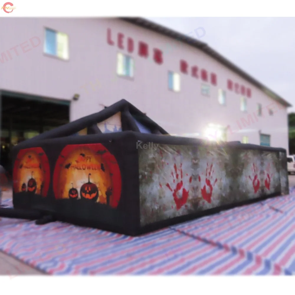 

10*5*2mH Halloween scary inflatable haunt maze for sale