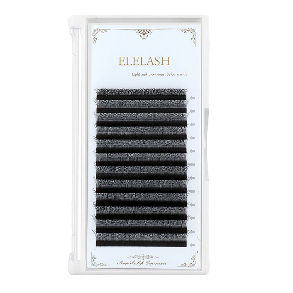 

custom private label Natural Long Grafting easy fan eyelash extensions