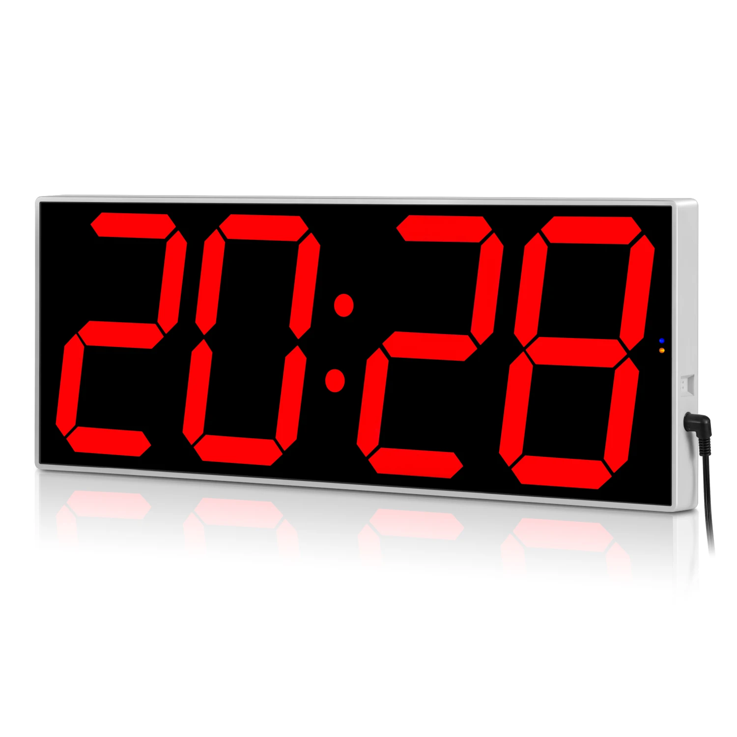 

Large Led Digital Wall Clock With Embedded WIFI Module For Remote Control