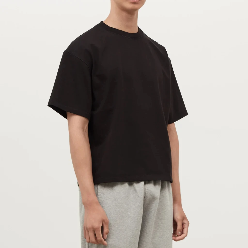 Custom Unisex Oversized Boxy Sweatshirt Tracksuit T-Shirt Set Cotton Crew Neck T-Shirts for Men Tracksuit Custom Suit