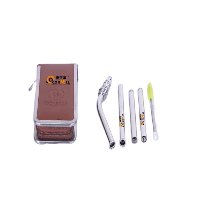 

Stainless Steel Straw Set Removable Combination Straw Drink Coffee Cocktail Straw