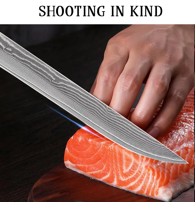 67 Layers Damascus Skinning Fish Fillet Knife For Butcher Buy Kitchen