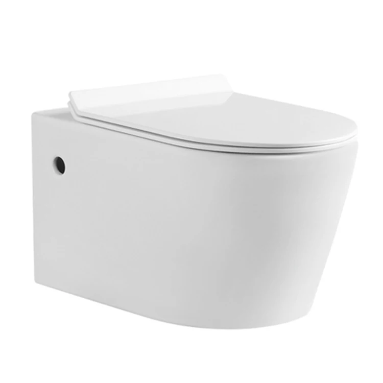 Bathroom sanitary ware UF plastic soft close wall hung ceramic closestool seat cover