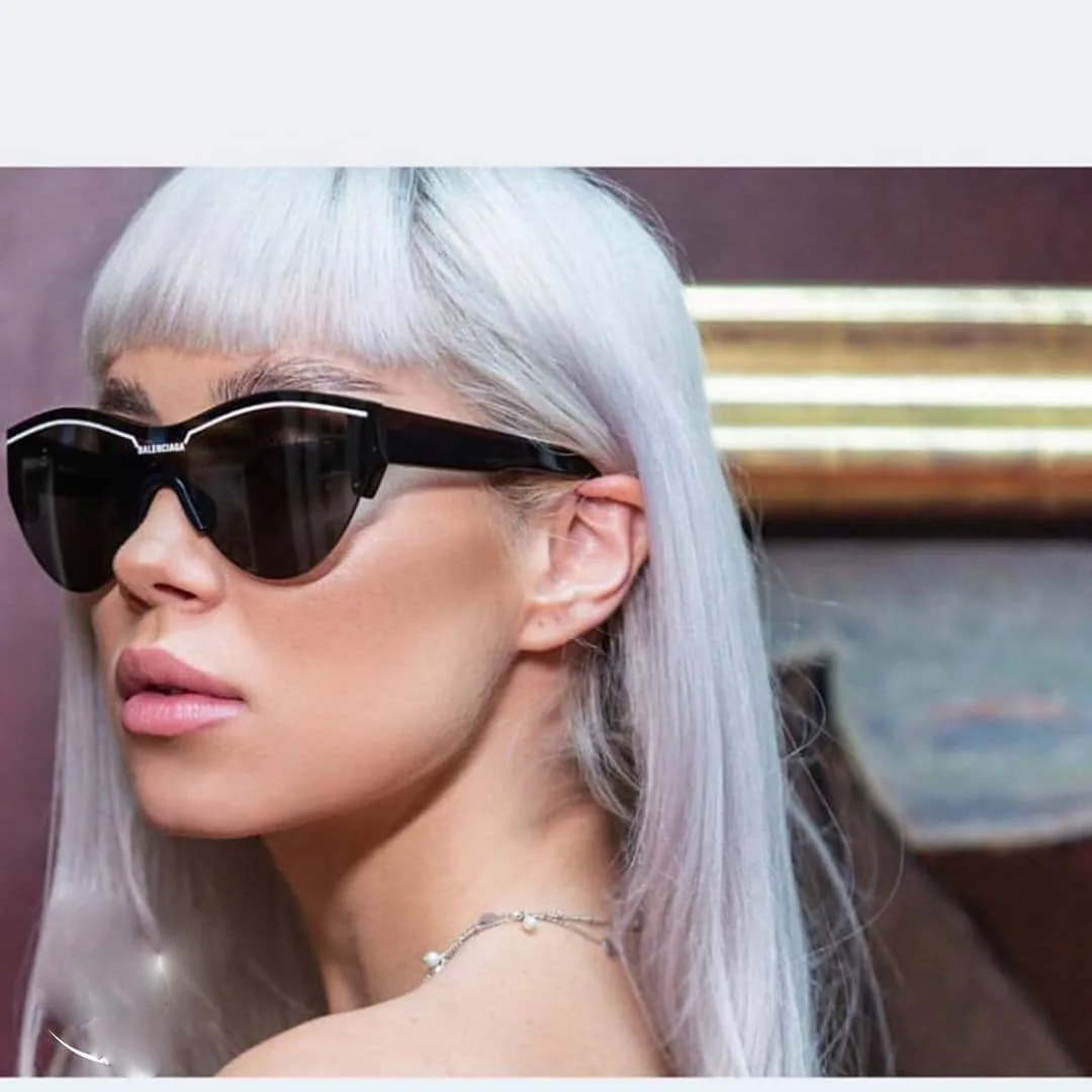 

2021 Hot Sale Cateye Sunglasses For Women Colorful Sunglasses Custom Logo