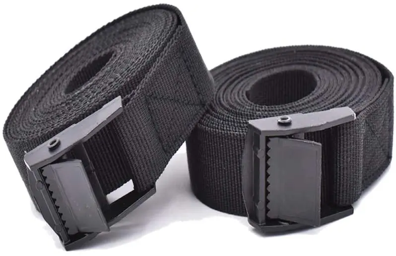 Cinghia Di Ancoraggio Per Bagagli Heavy Duty Con Maniglia XL, Regolabile E Resistente, Ideale Per Oggetti Ingombranti In Viaggio E Campeggio, Grigio