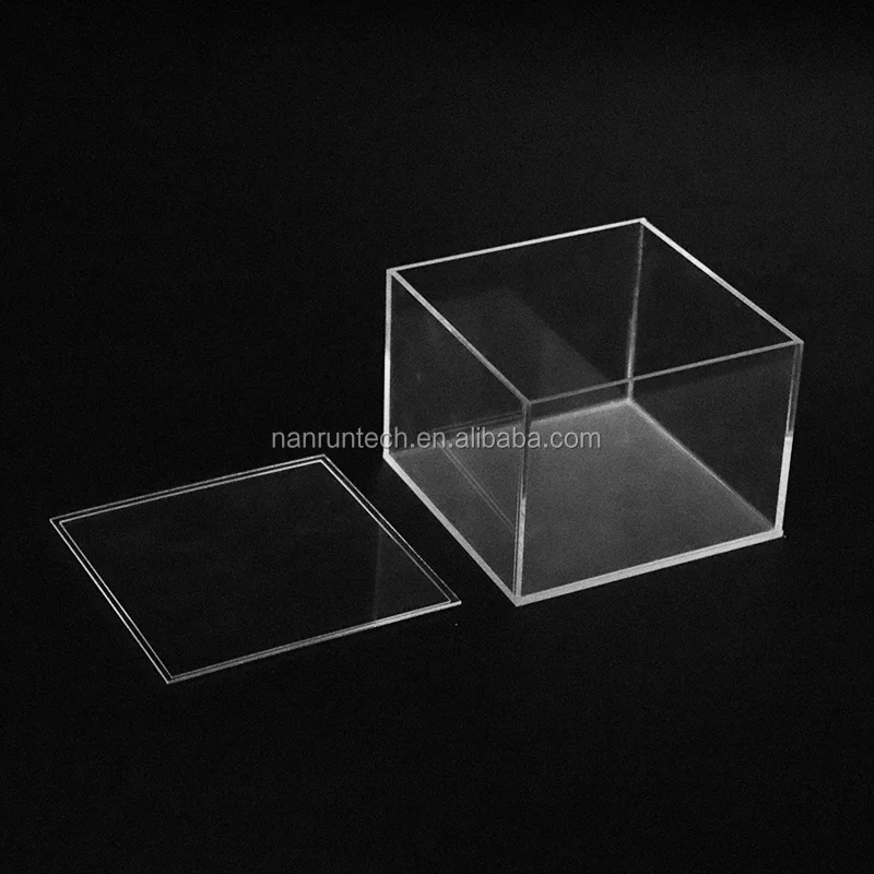 High Quality Clear Acrylic Box With The Lid 7x7x7 Cm - Buy Acrylic