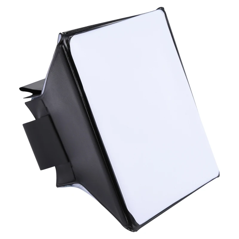 

Dropshipping New Designs 10cm x 13cm Foldable Soft Diffuser Soft box Cover for External Flash Light
