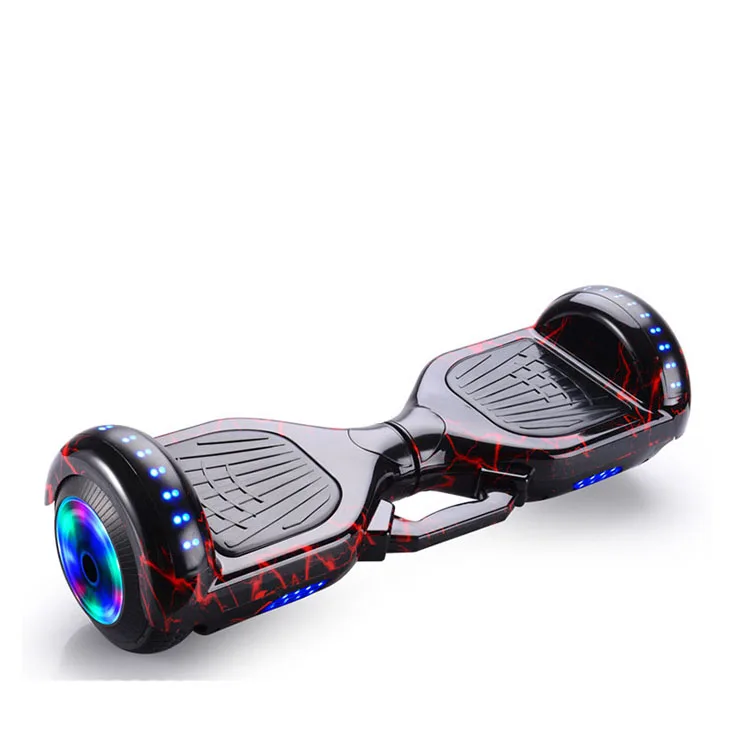 

2020 Cheap child adults led light 7 inch two wheel smart self balancing skateboard balance electric scooter for sale