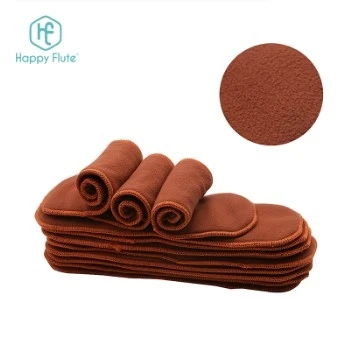 

Happyflute Wholesale Diaper Insert Reusable Coffee Baby Cloth Diaper Liner