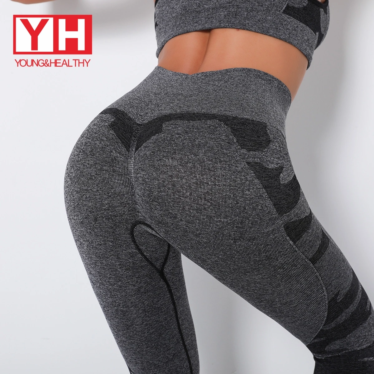 

YH Sporting Manufacutrer Fast Delivery High Quality Hip Lifting Fashion Girls Butt Lift Long Pants Yoga