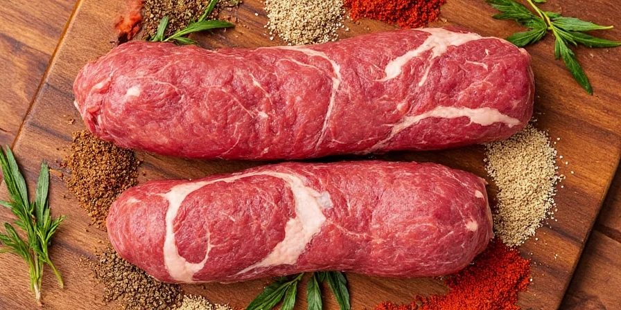 Over-seasoned ground beef that looks unappetizing