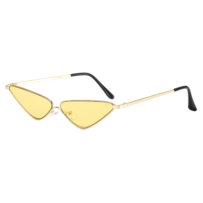 

China manufacturer small frame UV400 metal frame eye cat sunglasses