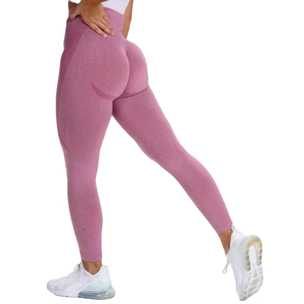 

Custom Tiktok Leggings For Women High Waist GYM Activewear Butt Lift Yoga Pants Elastic Compression Scrunch Seamless Leggings
