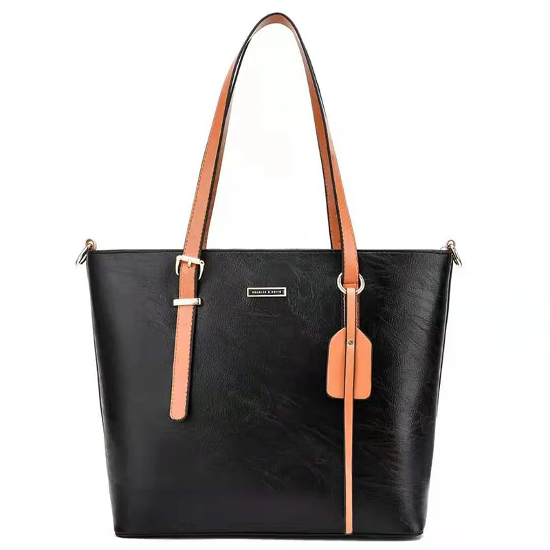 

DL018 26 Big designer tote bag women simple handbags Minimalist underarm bags Large capacity leather handbags