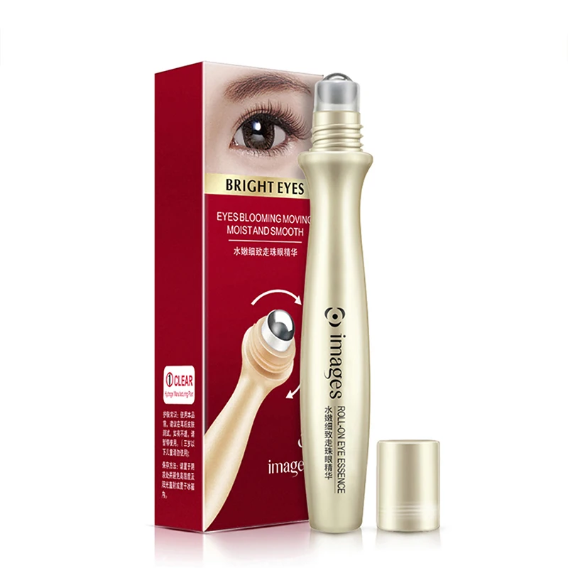 

2022 Wholesale Private Label Best Anti Aging Wrinkle Moisturizing Roll On Puffy Under Eye Bags Roller Serum Cream, White